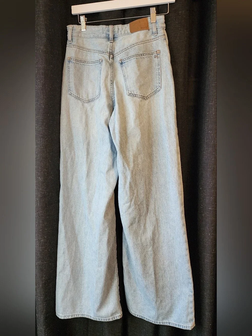 Madewell Curvy Ultra Wide‑Leg Jeans – Size 25 Light Wash Boho, Streetstyle, Y2K